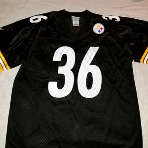 Vintage Puma Steelers Jerome Bettis jersey size L
